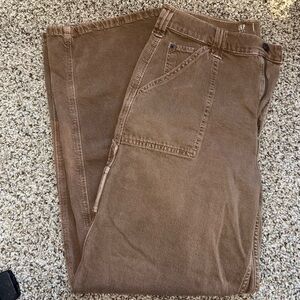 GAP Women's Wide Leg Jeans in Chocolate Brown